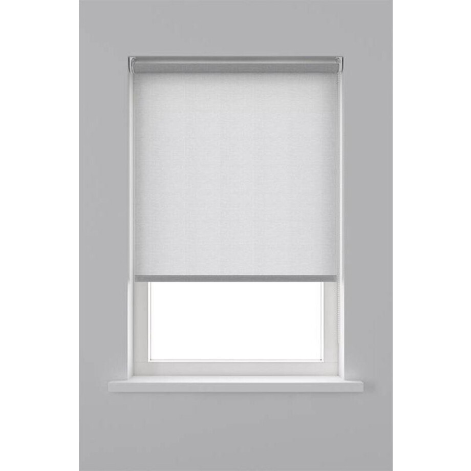 Decosol Rolgordijn Lichtdoorlatend - Transparant Wit (1233) - 90 x 190 cm afbeelding 1