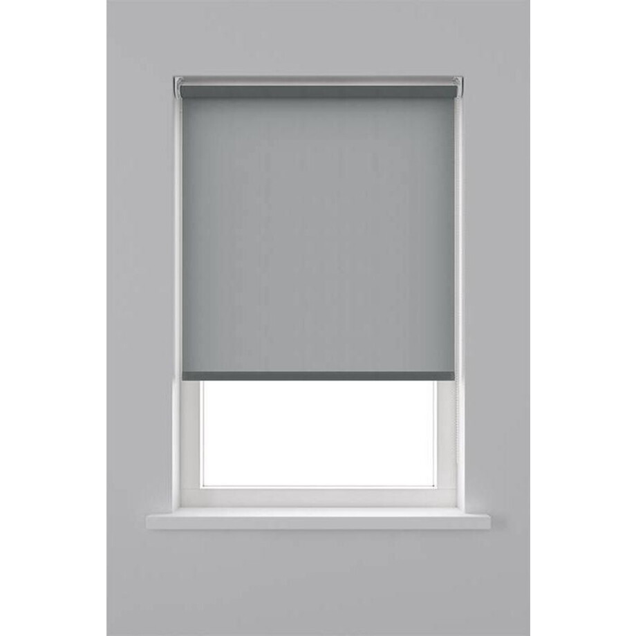 Decosol Rolgordijn Lichtdoorlatend - Antraciet - Maat: 180 x 250 cm afbeelding 1