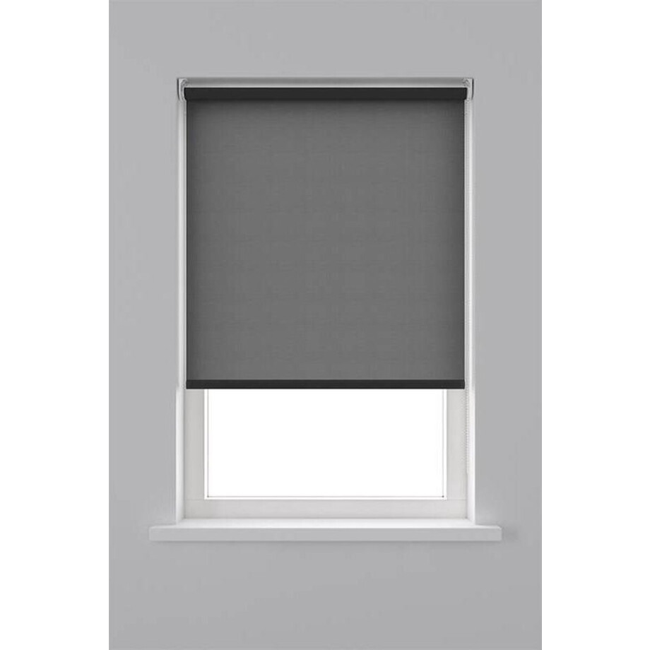 Decosol Rolgordijn Lichtdoorlatend - Zwart (5741) - 90 x 190 cm afbeelding 1