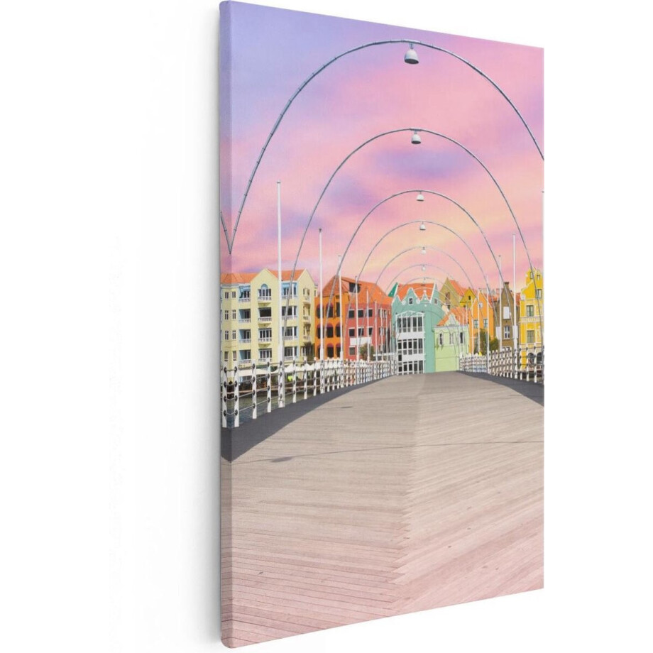 Artaza Canvas Schilderij Willemstad - 20x30 cm - Klein - Wanddecoratie Zonsondergang - Muurdecoratie Stad - Kamer Accessoires Artaza Canvas Schilderij Willemstad - 20x30 cm - Klein - Wanddecoratie Zonsondergang - Muurdecoratie Stad - Kamer Accessoires afbeelding 1