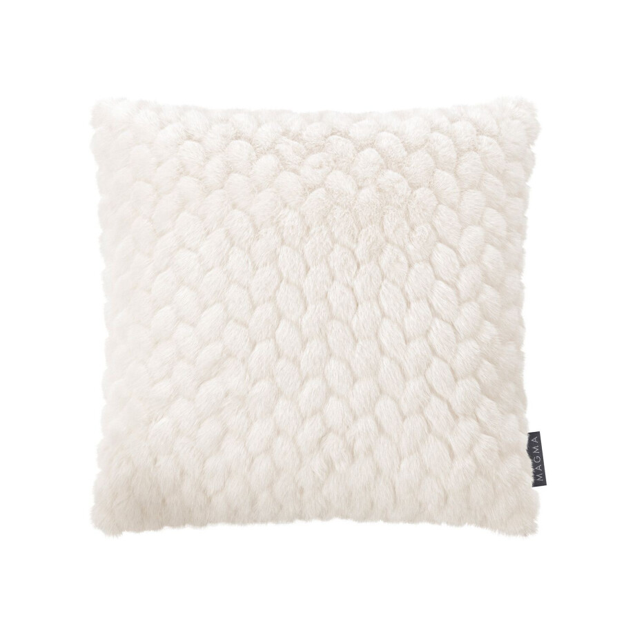 MAGMA Kussenhoes MINK (Ivoor, 40 x 40 cm) afbeelding 1