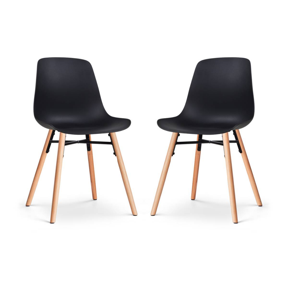 Set van 2 eetkamerstoelen Nena-Pip | Nolon afbeelding 1