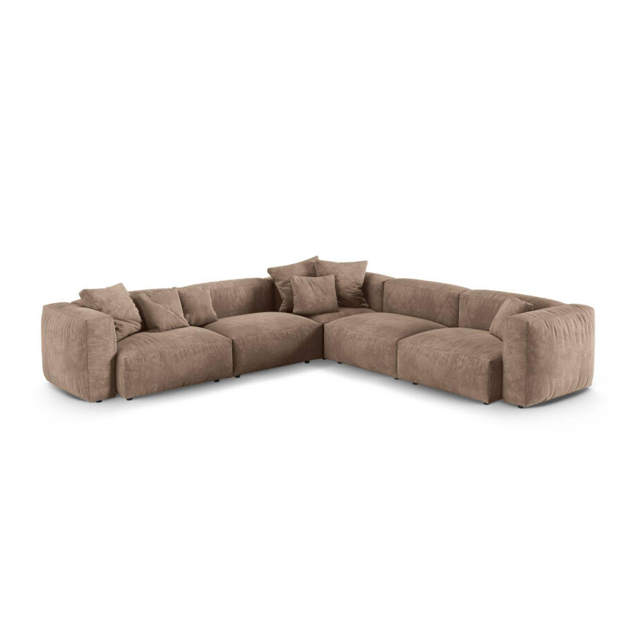 Modulaire hoekbank Martina velvet | Micadoni Home Modulaire hoekbank Martina velvet | Micadoni Home afbeelding 1