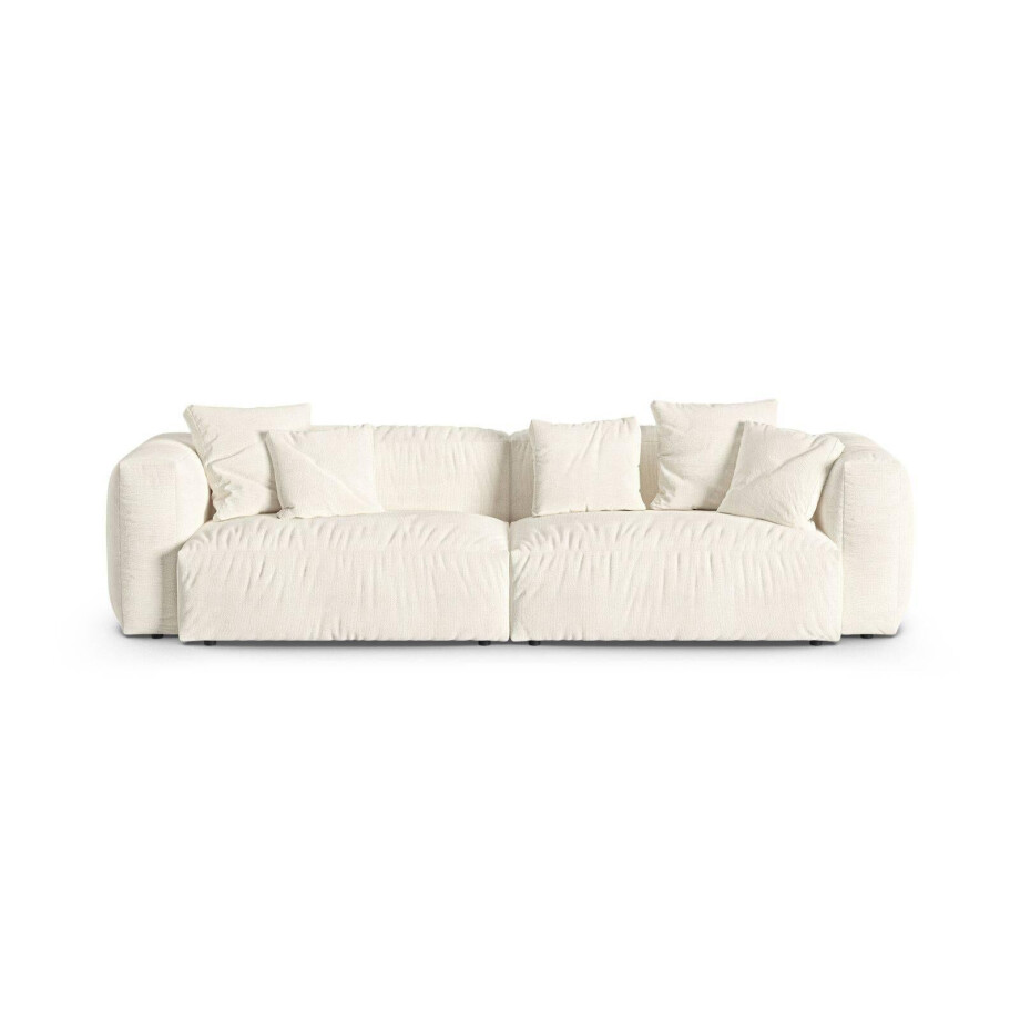 Modulaire 4-zitsbank Martina bouclé | Micadoni Home Modulaire 4-zitsbank Martina bouclé | Micadoni Home afbeelding 1