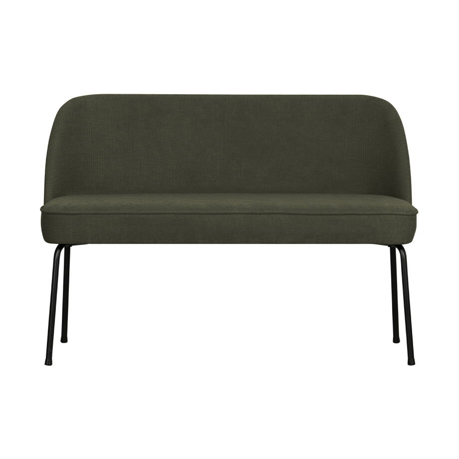 WOOOD Eetkamerbank 'Vogue' Woven, kleur Warm Groen WOOOD Eetkamerbank 'Vogue' Woven, kleur Warm Groen afbeelding 1