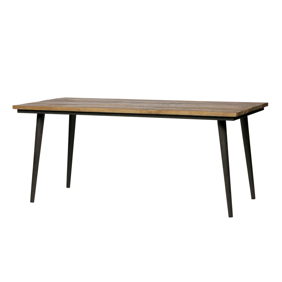 BePureHome Eettafel 'Guild' 180 x 90cm, kleur Zwart afbeelding 1