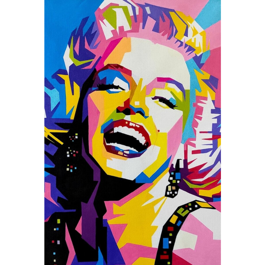 Marilyn Pop Art- Luxe Wanddecoratie op Maat – Kristalhelder Plexiglas 5mm – Blind Aluminium Ophangsysteem – Art-Empire Marilyn Pop Art- Luxe Wanddecoratie op Maat – Kristalhelder Plexiglas 5mm – Blind Aluminium Ophangsysteem – Art-Empire afbeelding 1