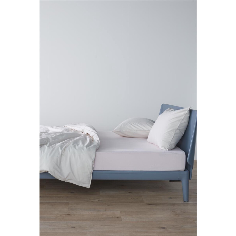 Beddinghouse - Jersey - Topper Hoeslaken - 180x220 cm - Zacht roze afbeelding 1