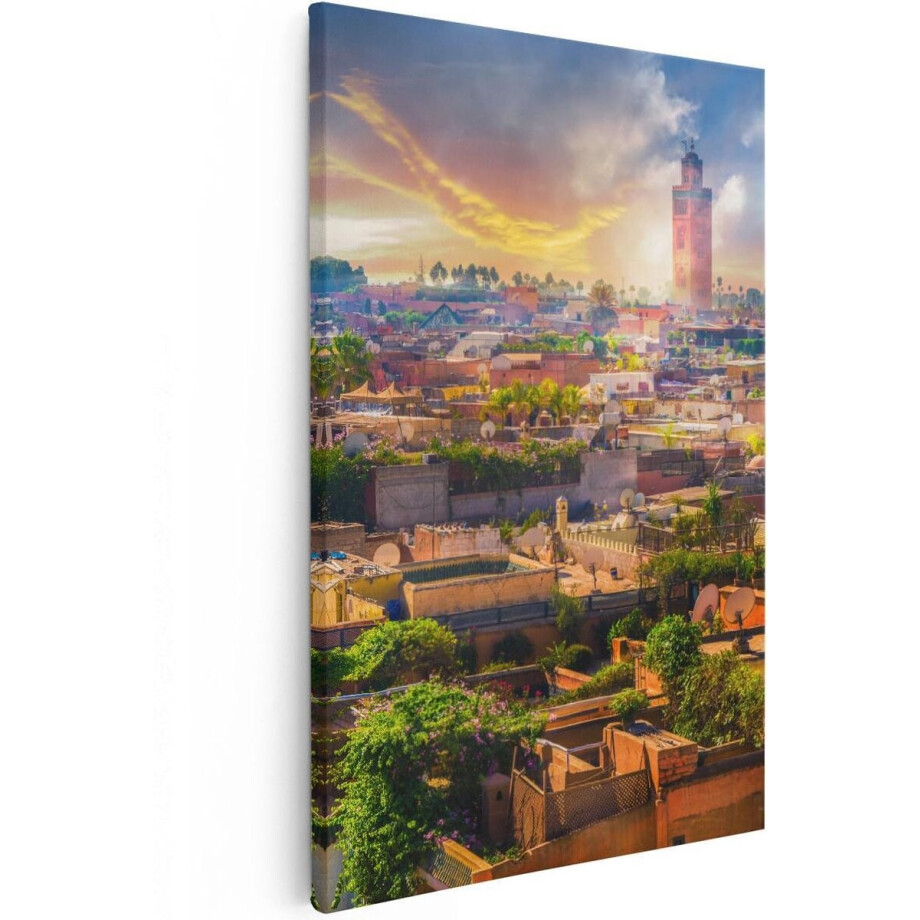 Artaza Canvas Schilderij Medina van Marrakesh in Marokko - 20x30 cm - Klein - Wanddecoratie Woonkamer - Schilderijen - Muurdecoratie Artaza Canvas Schilderij Medina van Marrakesh in Marokko - 20x30 cm - Klein - Wanddecoratie Woonkamer - Schilderijen - Muurdecoratie afbeelding 1