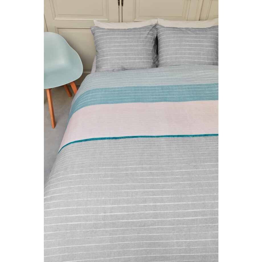 Beddinghouse Chalk Dekbedovertrek - Tweepersoons - 200x200/220 cm - Mint Green Beddinghouse Chalk Dekbedovertrek - Tweepersoons - 200x200/220 cm - Mint Green afbeelding 1