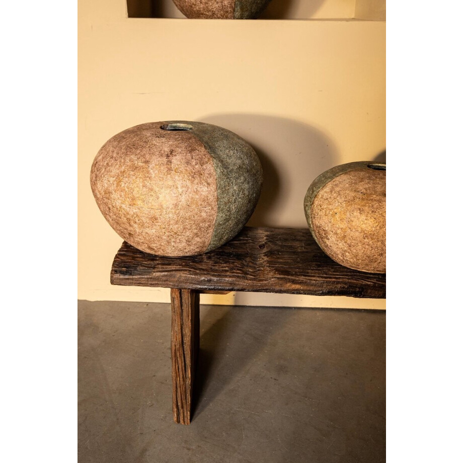 PTMD Vaas Chareece - 30x30x20 cm - Cement - Grijs afbeelding 1