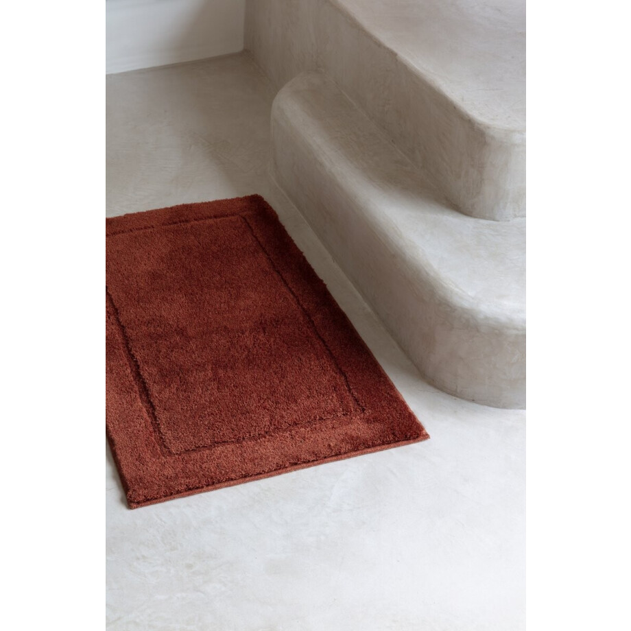 Casilin Badmat Antislip 70x120cm Orlando - Waterabsorberende Badkamermat - Wasbaar en Sneldrogend - Voor Douche en Bad - Hoogpolig - Acryl - Rechthoek - Oranje Casilin Badmat Antislip 70x120cm Orlando - Waterabsorberende Badkamermat - Wasbaar en Sneldrogend - Voor Douche en Bad - Hoogpolig - Acryl - Rechthoek - Oranje afbeelding 1