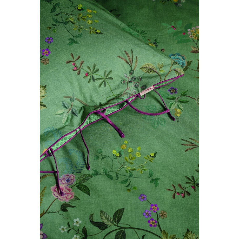 Pip Studio Bustani Cushion Sierkussen - 35 x 60 cm cm - Groen Pip Studio Bustani Cushion Sierkussen - 35 x 60 cm cm - Groen afbeelding 1