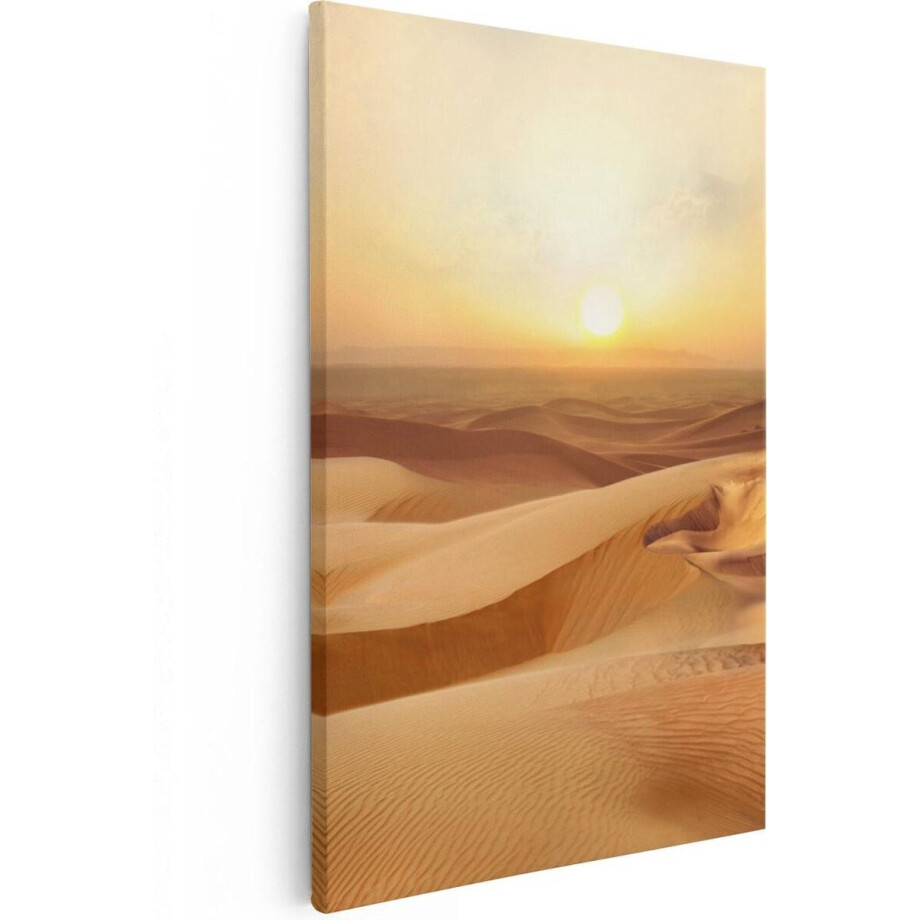 Artaza Canvas Schilderij Zandduinen - 20x30 cm - Klein - Wanddecoratie Woestijn - Muurdecoratie Zon - Kamer Accessoires Landschap Artaza Canvas Schilderij Zandduinen - 20x30 cm - Klein - Wanddecoratie Woestijn - Muurdecoratie Zon - Kamer Accessoires Landschap afbeelding 1