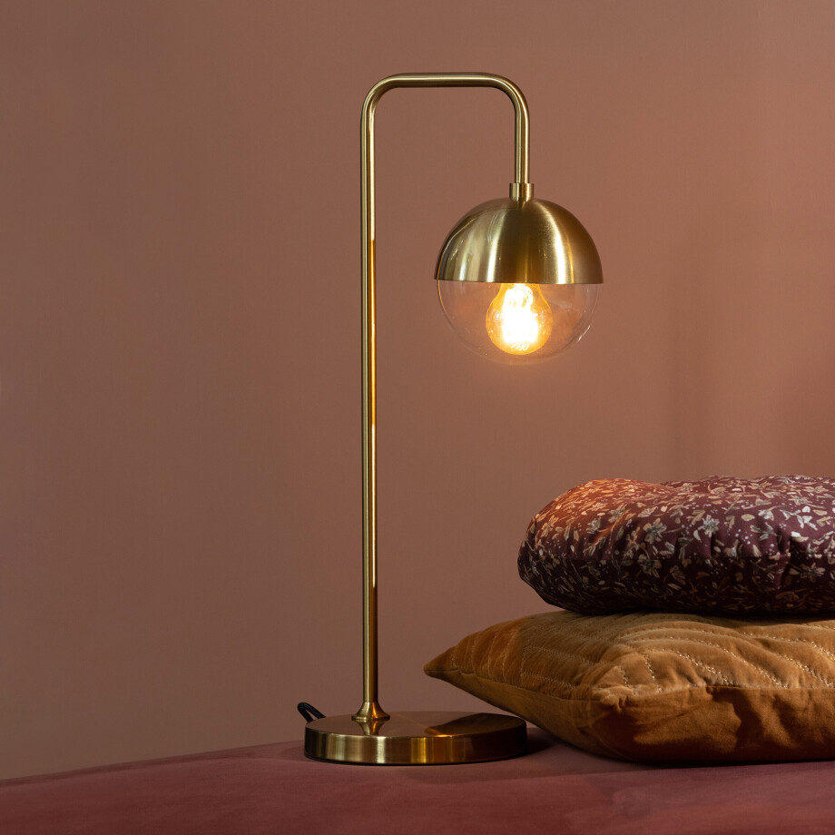 BePureHome Tafellamp 'Globular' kleur Goud afbeelding 1
