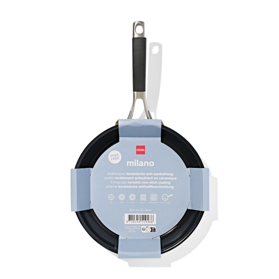 HEMA HEMA Koekenpan Ø24cm Milano PFAS-vrij HEMA HEMA Koekenpan Ø24cm Milano PFAS-vrij afbeelding