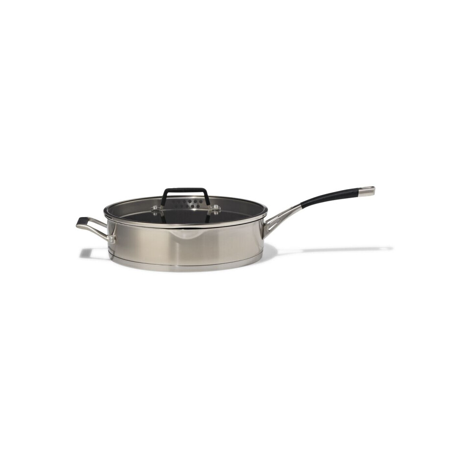 HEMA HEMA Hapjespan ⌀26cm Keramisch Milano PFAS-vrij Met Deksel (metaal) HEMA HEMA Hapjespan ⌀26cm Keramisch Milano PFAS-vrij Met Deksel (metaal) afbeelding 1