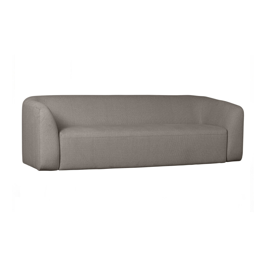 WOOOD 3-zits Bank 'Sloping' kleur Grijs Melange WOOOD 3-zits Bank 'Sloping' kleur Grijs Melange afbeelding 1