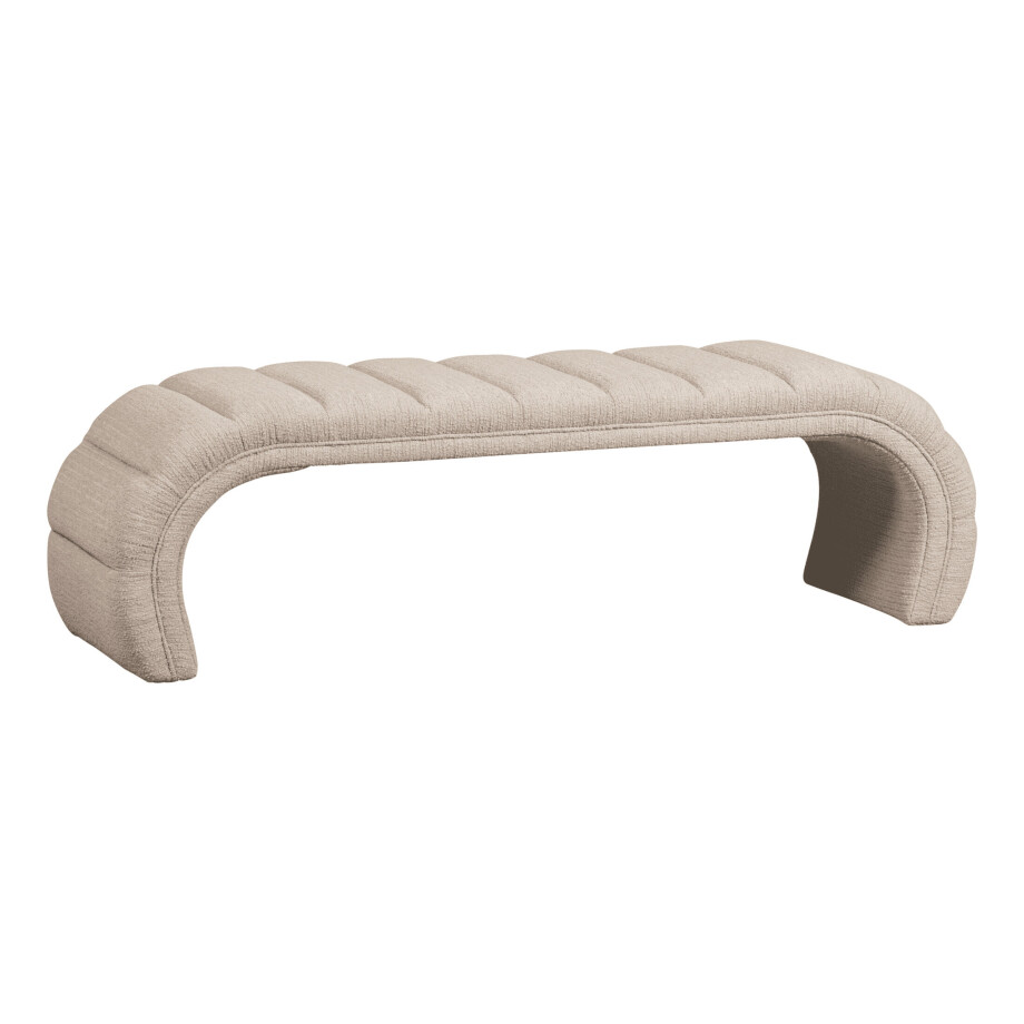 WOOOD Eetkamerbank 'Traffic' Geweven, 160cm, kleur Naturel afbeelding 1