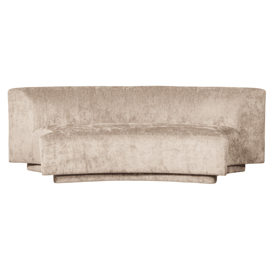 WOOOD 2-zits Bank 'Popular' Modulair, Chenille, kleur Naturel afbeelding 1