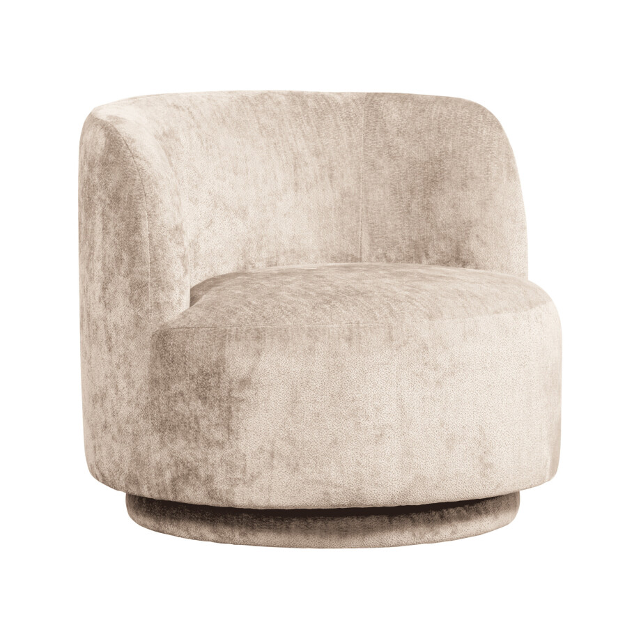 WOOOD Draaifauteuil 'Popular' Modulair, Chenille, kleur Naturel afbeelding 1