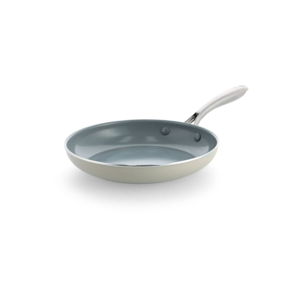 HEMA HEMA BK Koekenpan Ø24cm Keramisch PFAS-vrij Beige afbeelding 