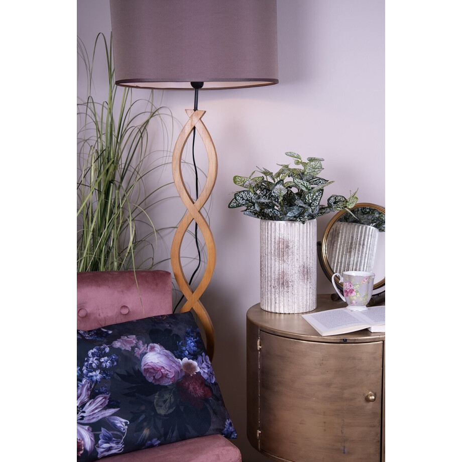 Clayre & Eef Kunstplant 34 cm Groen Zwart Kunststof Kunstbloem afbeelding 1