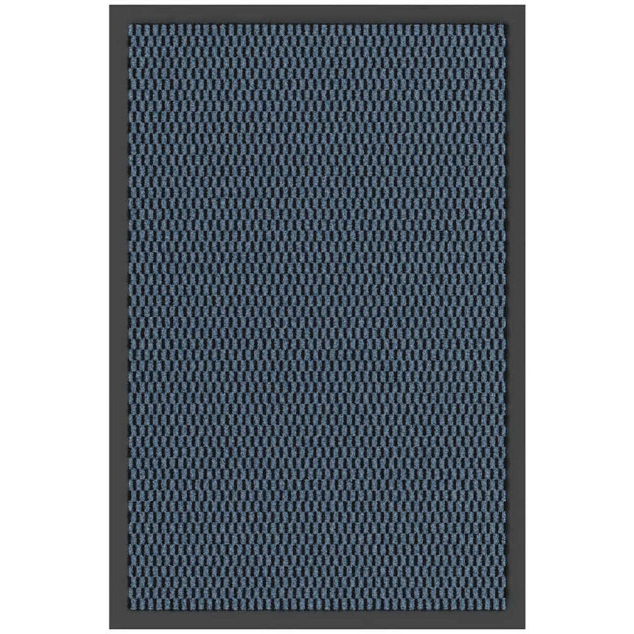 vidaXL - Deurmat - 40x60 - cm - blauw afbeelding 1