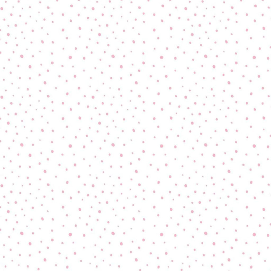 Noordwand Behang Mondo baby Confetti Dots wit/roze/beige afbeelding 1