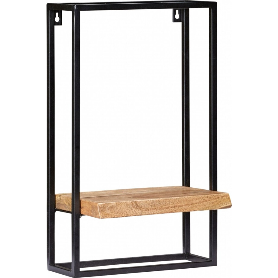 Wandrek Bemmel - Hout - Naturel - 30x50x20 cm (BxHxD) Wandrek Bemmel - Hout - Naturel - 30x50x20 cm (BxHxD) afbeelding 1