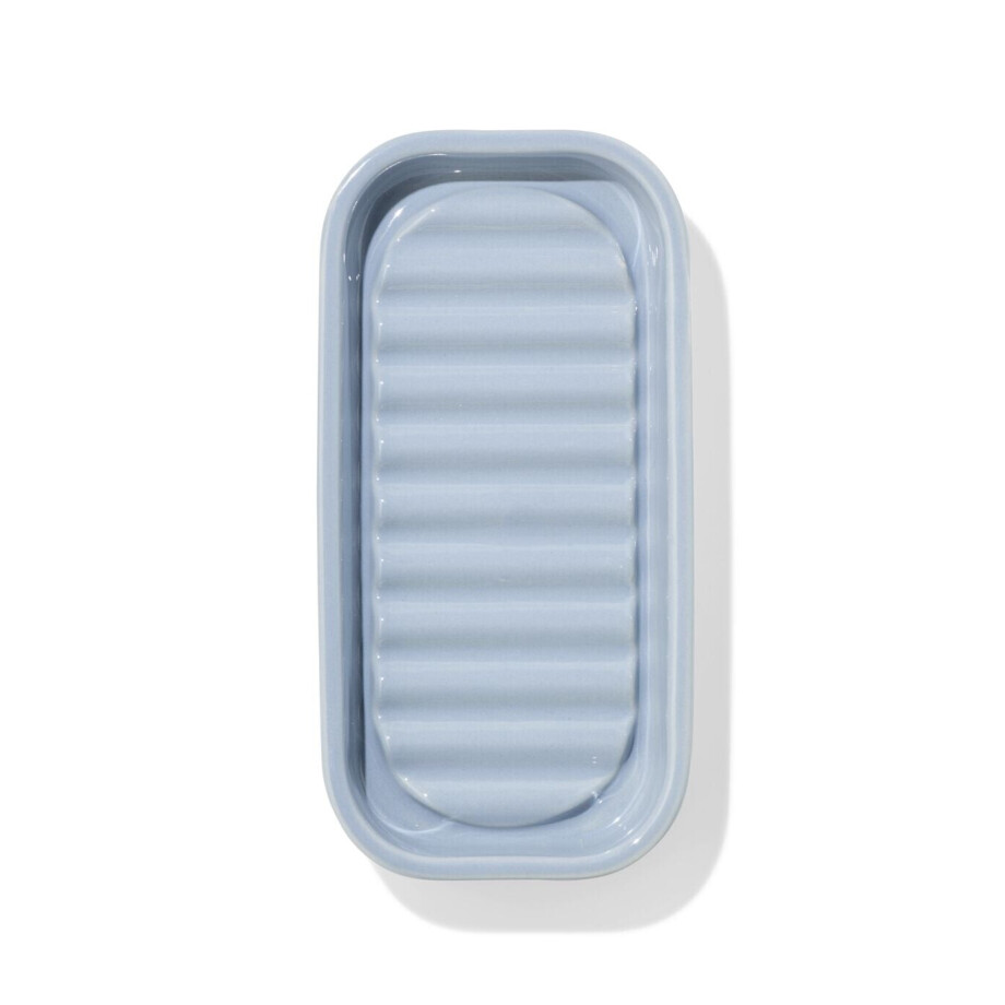 HEMA HEMA Zeepbak Keramiek Blauw (blauw) afbeelding 1