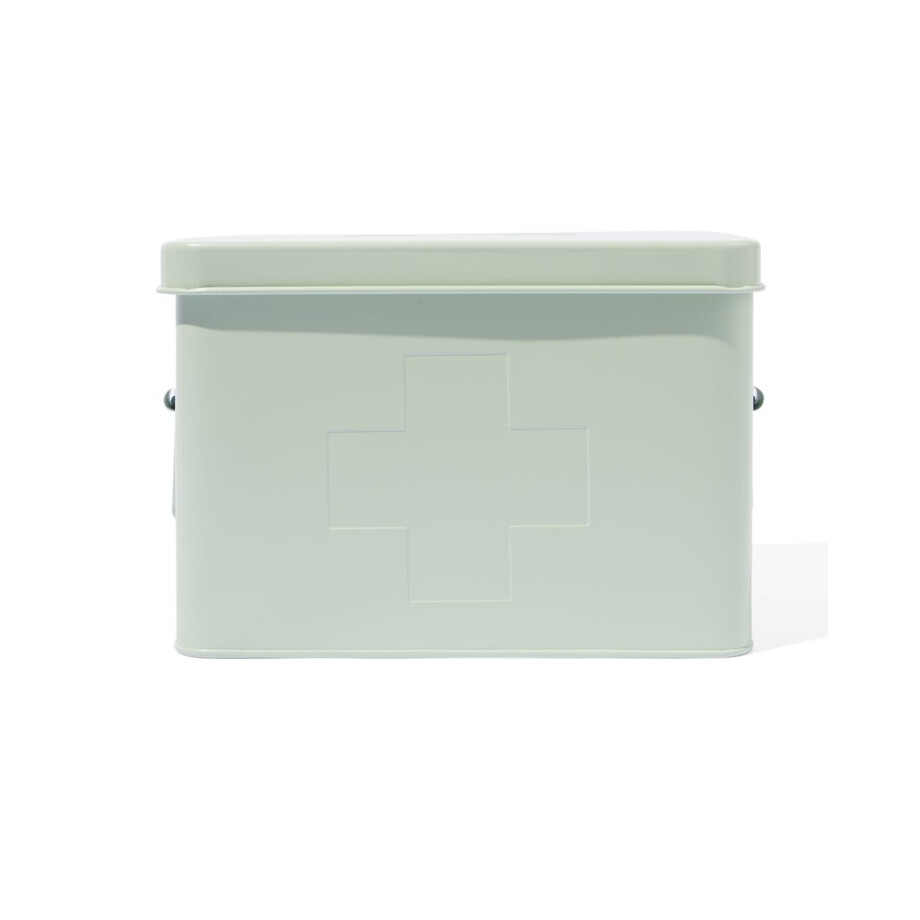 HEMA HEMA Medicijnbox Klein Groen 14.5x23x16 (lichtgroen) HEMA HEMA Medicijnbox Klein Groen 14.5x23x16 (lichtgroen) afbeelding 1