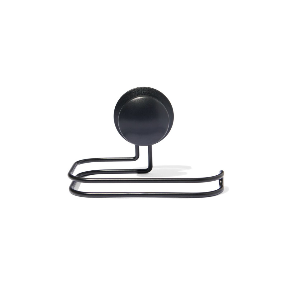 HEMA HEMA Toiletrolhouder Met Zuignap Zwart (zwart) afbeelding 1