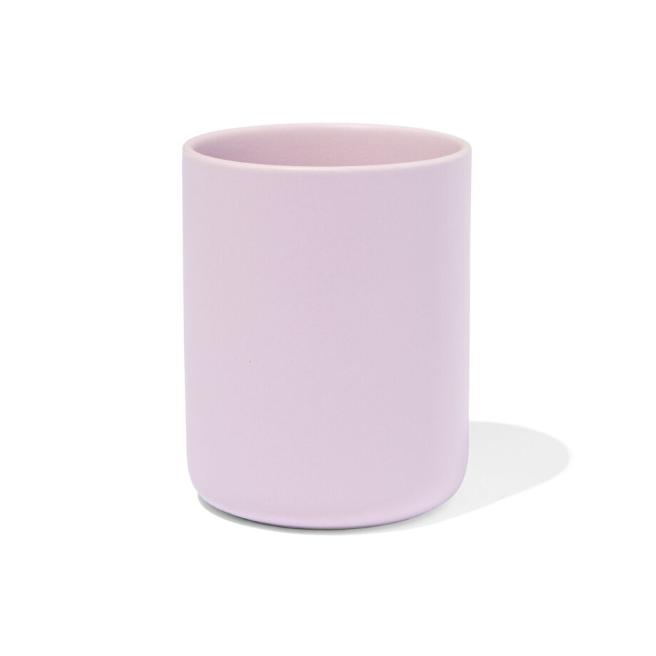 HEMA HEMA Beker Mat Aardewerk Lila Ø8x10 (lila) afbeelding 1