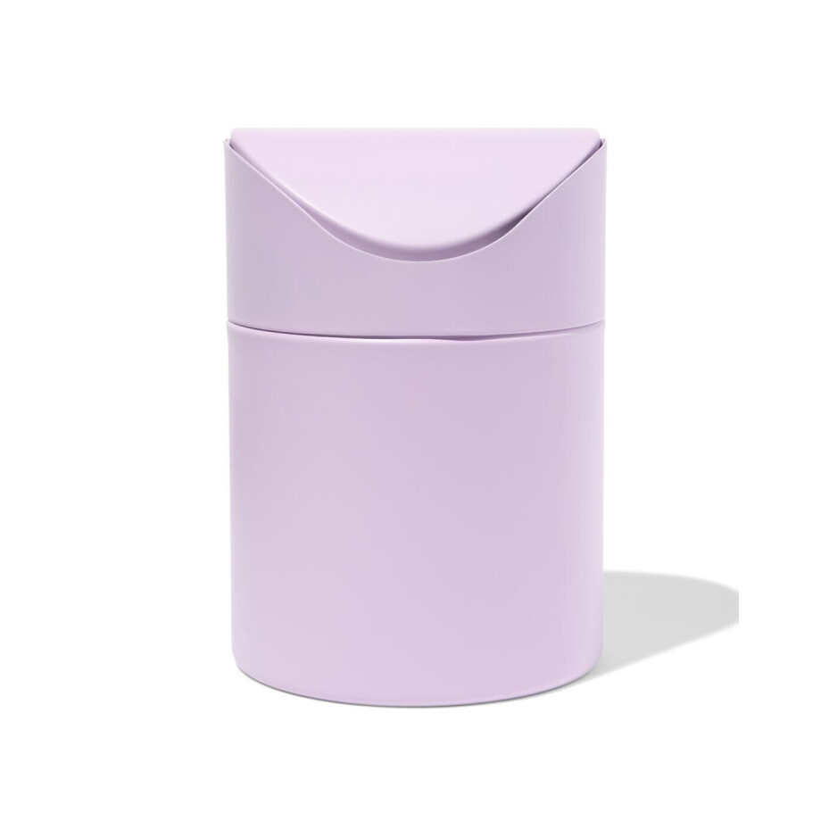HEMA HEMA Prullenbak 1L Lila (lila) afbeelding 1