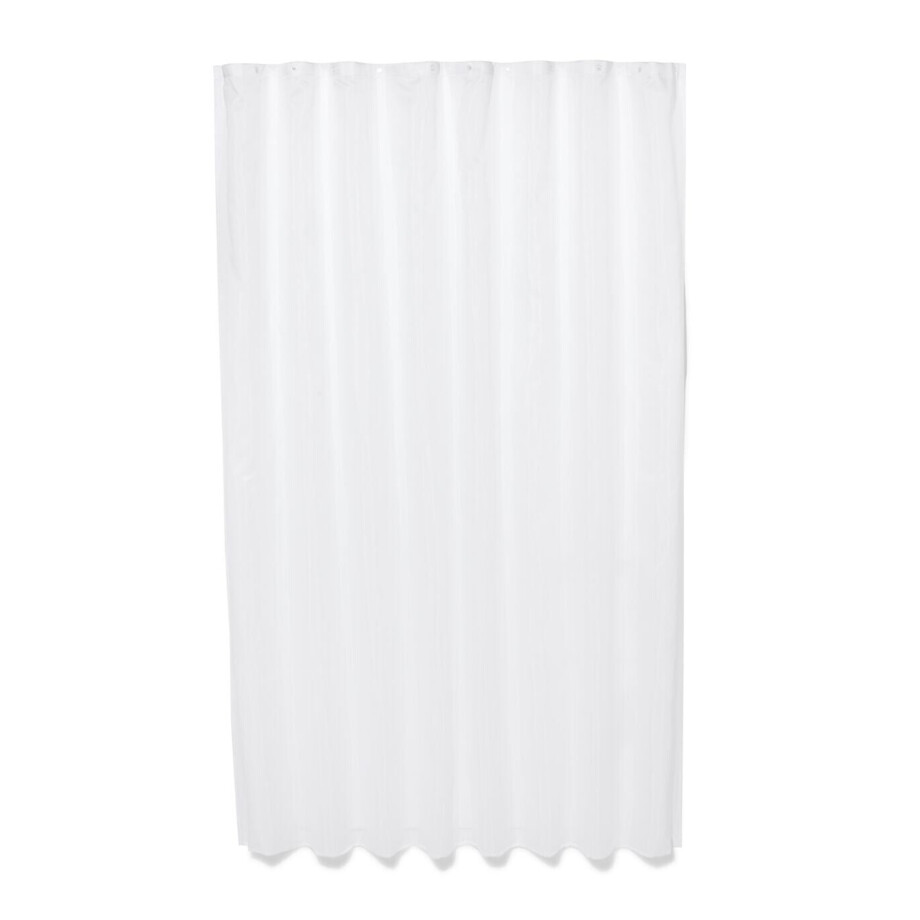 HEMA HEMA Douchegordijn 180x200 Recycled Polyester Wit (wit) afbeelding 1