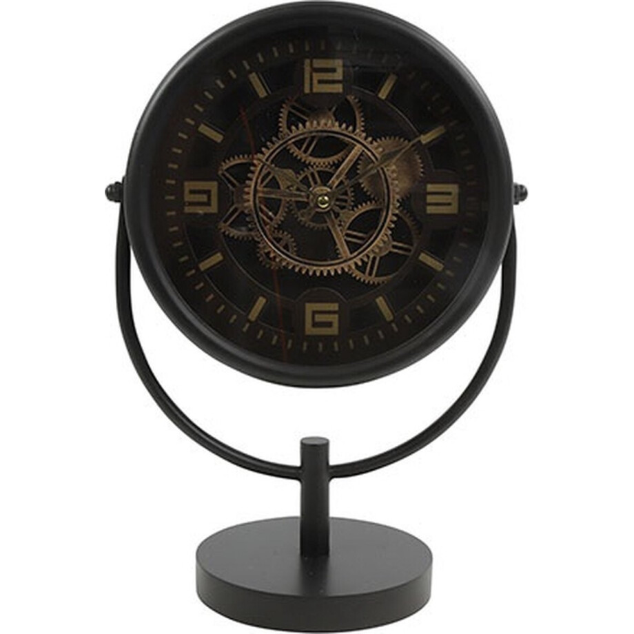 Tafelklok William zwart - L16B27H40CM afbeelding 1