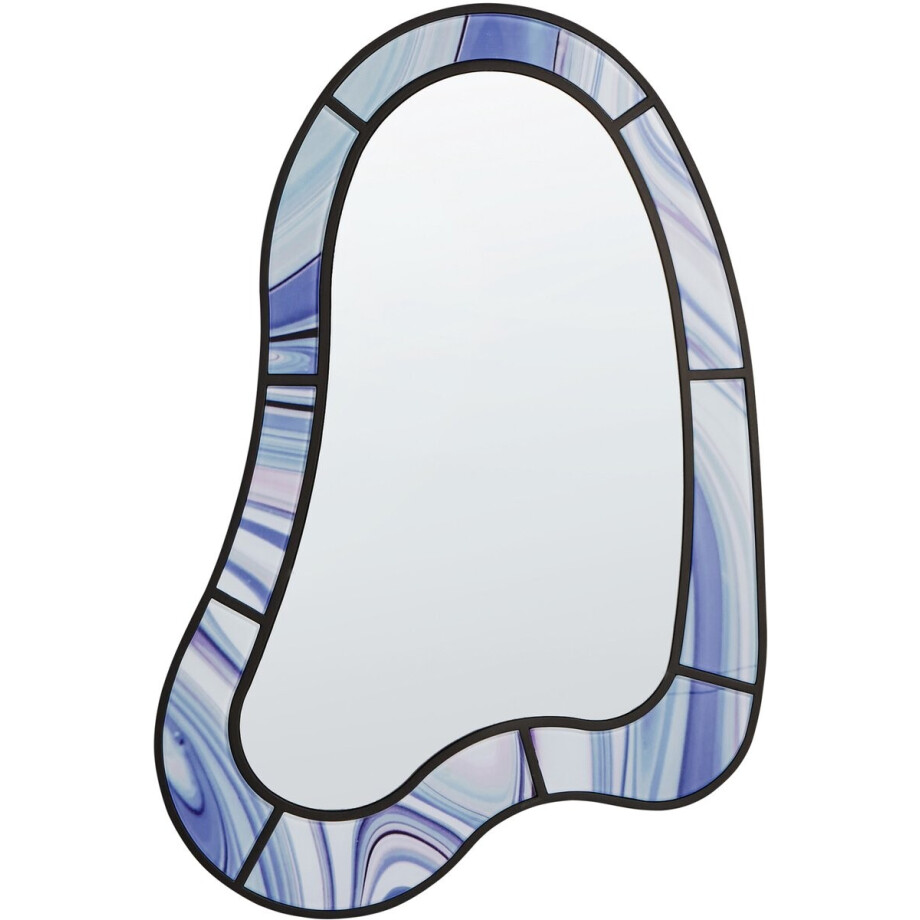 BELIANI MONTSEC - Wandspiegel - Violet - Glas/MDF afbeelding 1