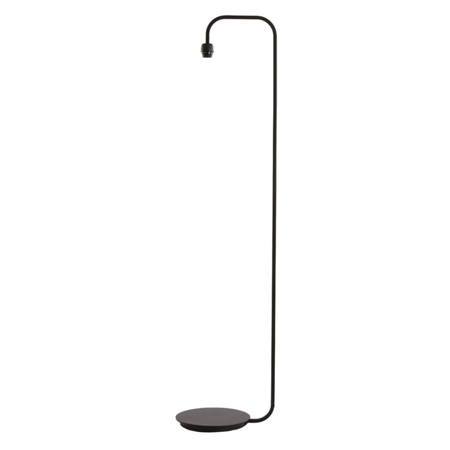 Light & Living Vloerlamp 'Mareno' 164cm, kleur Mat Zwart (excl. kap) afbeelding 1