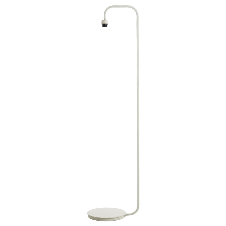 Light & Living Vloerlamp 'Mareno' 164cm, kleur Crème (excl. kap) afbeelding 1