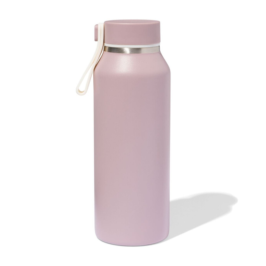 HEMA HEMA Isoleerfles 350ml Rvs Roze (donkerroze) afbeelding 1