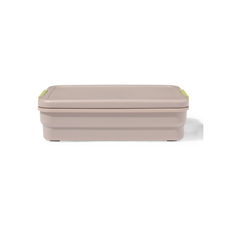 HEMA HEMA Lunchbox Modulair Groot Grijs (paars) HEMA HEMA Lunchbox Modulair Groot Grijs (paars) afbeelding 1