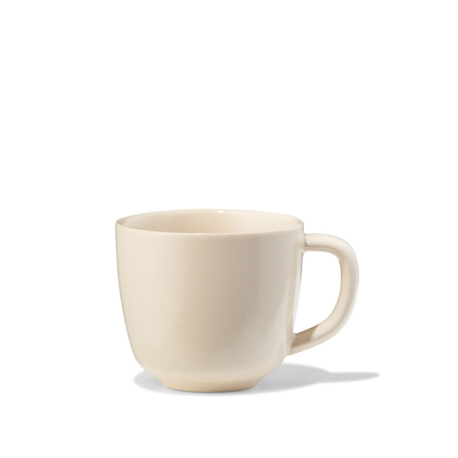 HEMA HEMA Espressomok 90ml PUUR Reactief Glazuur Gebroken Wit (gebroken wit) HEMA HEMA Espressomok 90ml PUUR Reactief Glazuur Gebroken Wit (gebroken wit) afbeelding 1