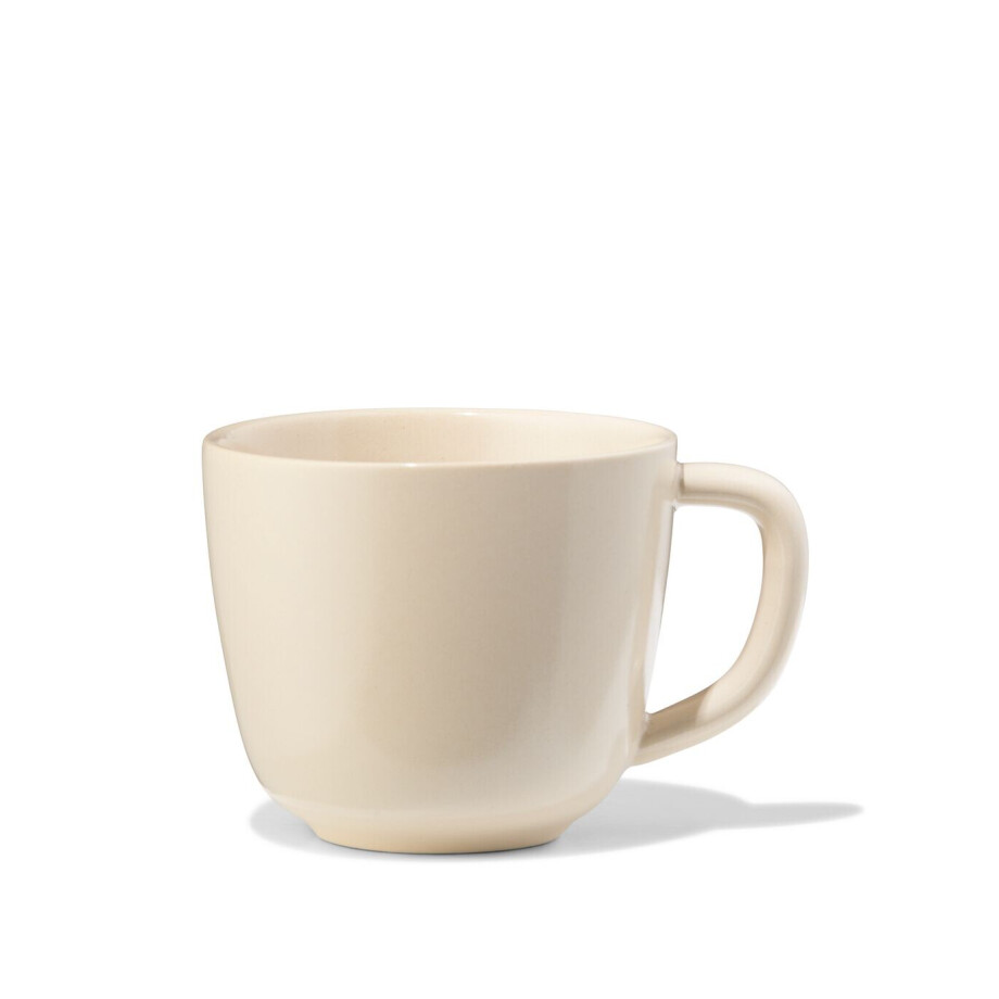 HEMA HEMA Koffiemok 185ml PUUR Reactief Glazuur Gebroken Wit (gebroken wit) HEMA HEMA Koffiemok 185ml PUUR Reactief Glazuur Gebroken Wit (gebroken wit) afbeelding 1