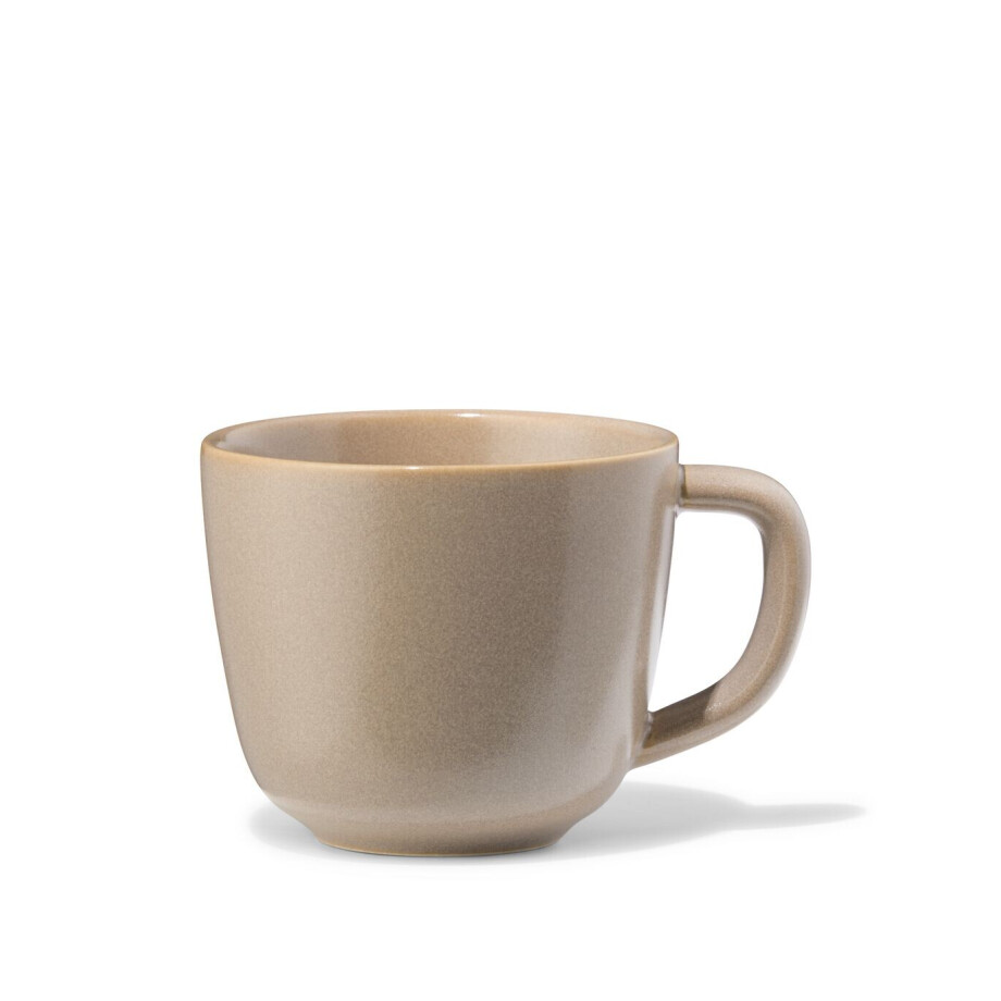 HEMA HEMA Koffiemok 185ml PUUR Reactief Glazuur Beige (beige) afbeelding 1