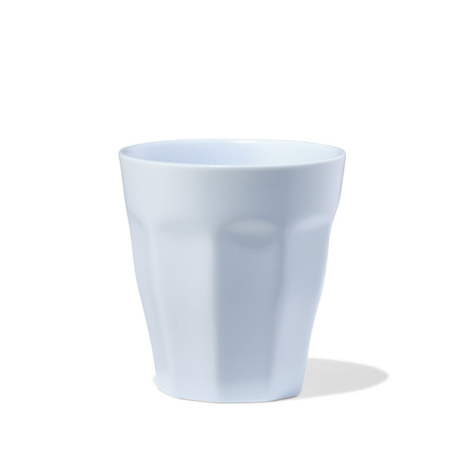 HEMA HEMA Mok 250ml Mirabeau Aardewerk Mat Lichtblauw (lichtblauw) afbeelding 1