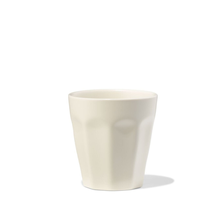 HEMA HEMA Espressomok 90ml Mirabeau Aardewerk Mat Beige (beige) afbeelding 1