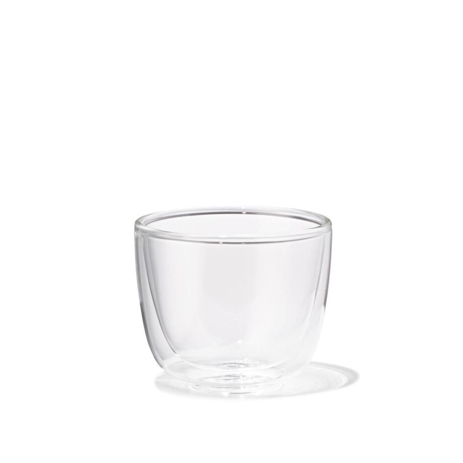 HEMA HEMA Espressomok 120ml Borosilicaatglas Dubbelwandig (transparant) afbeelding 1
