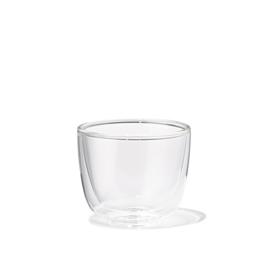HEMA HEMA Espressomok 120ml Borosilicaatglas Dubbelwandig (transparant) HEMA HEMA Espressomok 120ml Borosilicaatglas Dubbelwandig (transparant) afbeelding 1