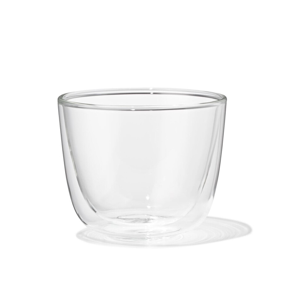 HEMA HEMA Mok 350ml Borosilicaatglas Dubbelwandig (transparant) afbeelding 1